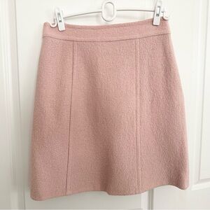 Nanette Lepore Soft Pink Wool Blend Skirt - Winter / Office / Valentines Day